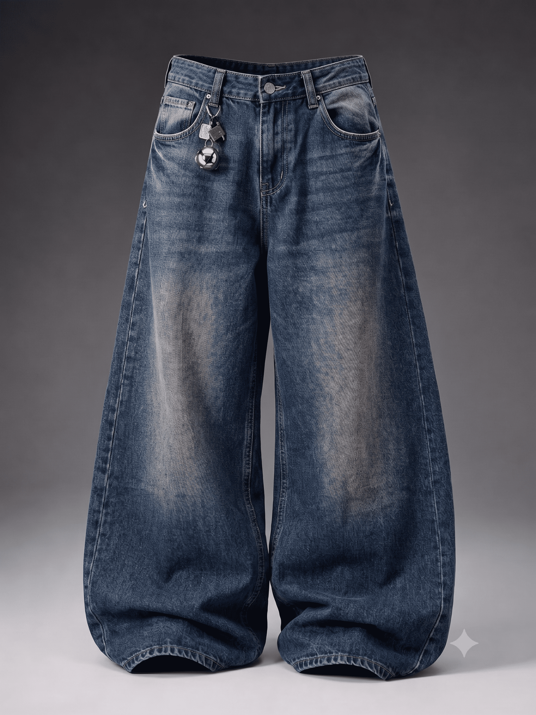 BLUE SUPERBAGGY JEANS
