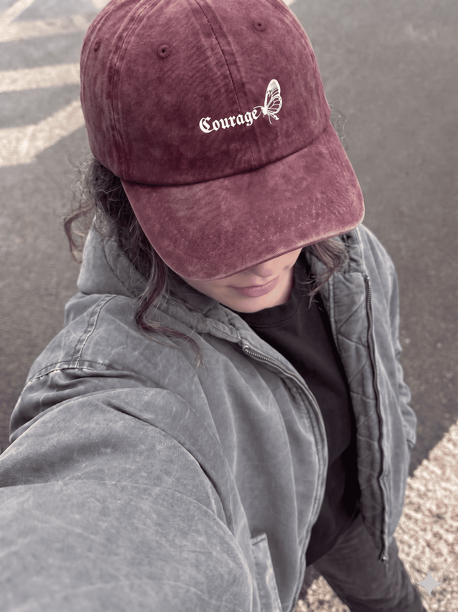 COURAGE WASHED CAP
